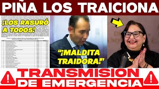 TRANSMISIÓN DE EMERGENCIA 16 DIC PIÑA LOS TRAICIONA Y PRIMERAS PLANAS [upl. by Felice494]