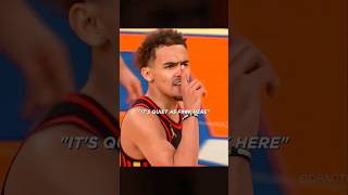 Trae Young vs New York drama continues 👀🔥 [upl. by Tekla]