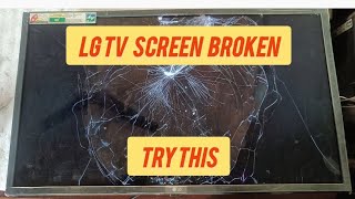 LG TV BROKEN SCREEN FIX  LG TV BROKEN SCREEN REPAIR  LG SERVICE ERODE newtechelectronicserode [upl. by Ruy]