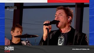 Duran Duran Perform quotOrdinary Worldquot Live in London  Global Citizen Live [upl. by Nyrroc]