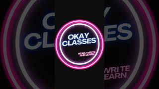 Our YouTube logo Okay Classes music Okayclasses remix education vocabulary learnenglish india [upl. by Scarlet]