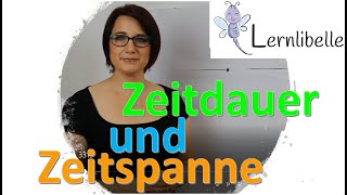 Wie berechne ich Zeitspannen Zeitdauer Erklärvideo für Grundschüler  Lernlibelle [upl. by Malet541]