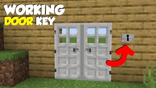 Minecraft How to make a Door Key easy [upl. by Llegna748]