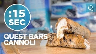 Healthy Cannoli Recipe  15SecondRecipe [upl. by Aim]