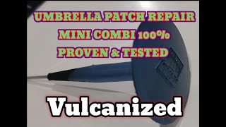 UMBRELLA PATCH TIRE REPAIR VULKIT tyres service repair vulcanizingshop [upl. by Aldos]