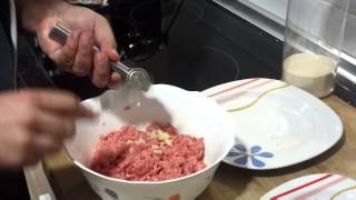 Receta hamburguesas caseras [upl. by Yhtur]