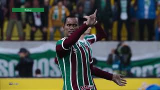 FLUMINENSE X FORTALEZA AO VIVO COM IMAGENS GAMEPLAY EFOOTBALL PES2021 PS4 [upl. by Enneirdna]