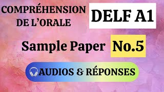 DELF A1 Compréhension de l’Orale No4 Delf A1  The French Baguettes [upl. by Chema663]