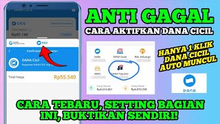 Cara Mengaktifkan Atau Memunculkan Dana Paylater Update Terbaru  Cara Pinjam Uang di Aplikasi DANA [upl. by Parfitt]