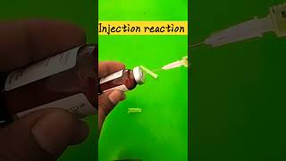 Injection reaction kaise pata kare। Milky। Injection mixtures lifecaremedicine [upl. by Yolane598]