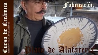 Curso de Cerámica  Preparar Plato de Alfarería con Agobe II [upl. by Radferd]