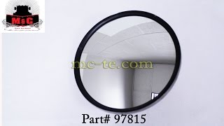 TruckLite 712quot Round Centered Convex Mirror Head 97815 [upl. by Annehsat]