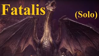 Monster Hunter World How I beat Fatalis the quotBlack Dragonquot solo [upl. by Liatris]