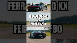 1000 PS Ferrari SF90 vs 1030 PS Ferrari SF90XX Drag Race 🤯 [upl. by Neyuh]