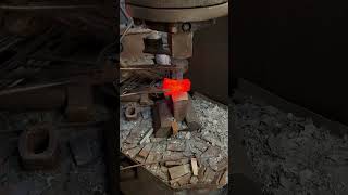 Half round axe forging and punching process Good tools and machinery make work easy [upl. by Chiquita]