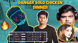 Danger Solo Chicken In Dyanmo custom room 16 Finish 😳 Hydra Member Spected Danger  Masti The IGL 🐉🐉 [upl. by Roumell695]