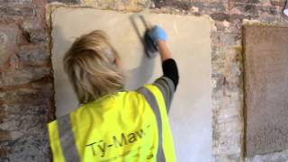 20 Finishing lime plaster smooth and flat [upl. by Kenward]