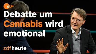 Lauterbach verteidigt seine CannabisPläne  Markus Lanz vom 01 November 2022 [upl. by Hendren]