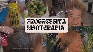 USEI A PROGRESSIVA LISOTERAPIA NO CABELO DA MINHA MÃE 😱 [upl. by Dadelos508]