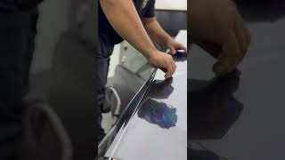 Here’s How We Tint The BIGGEST WINDSHIELD In The World [upl. by Ayokal808]