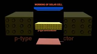 Working of solar cell  solar panel  shorts Gyan knowledge [upl. by Fuller]