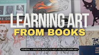 The Books I Use to SelfLearn Art  general to specific [upl. by Harvison]