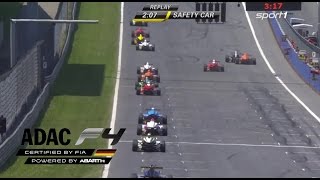 SchumacherCrash in Lauf 2 im Video  ADAC FORMEL 4 [upl. by Rance]