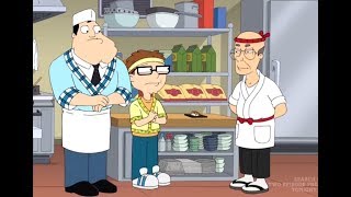 American Dad  Stan And Steve Learn To Make Shushi [upl. by Atinyl]