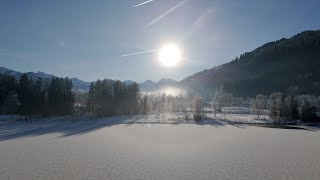 Kitzbühel von Oben  Der Schwarzsee im Winter [upl. by Shaun]