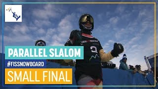 Baumeister vs Loginov  Mens Small Final  Piancavallo  FIS Snowboard [upl. by Gurango]