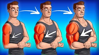 10 BEST Exercises for BIG ARMS Dumbbells Only [upl. by Yart]