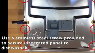 Quick guide to installing an Asko fully integrated dishwasher [upl. by Refiffej234]