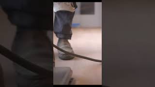 How To Refinish Hardwood Floors shorts [upl. by Atnek605]