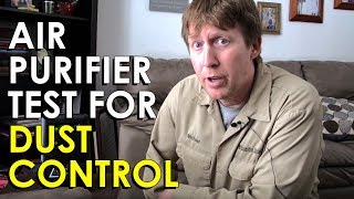 Air Purifier Test  How to Control Dust Mites DIY  Air Purifier by Vollara [upl. by Marnia629]