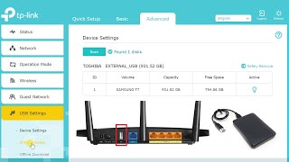 Share and Access USB Storage in TPLink Router [upl. by Raviv]