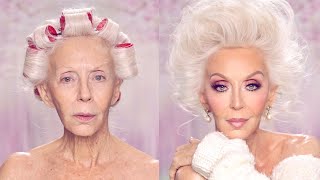 GLAM  at ANY age Makeup on Mature Skin  PAINTEDBYSPENCER [upl. by Dahsraf]