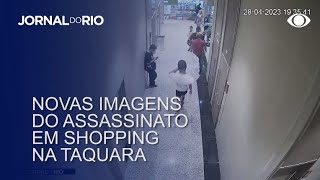 Morte em shopping na Taquara imagens mostram encontro da vítima [upl. by Llehcor79]