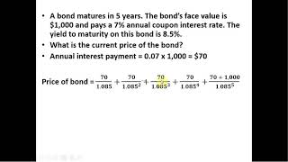 How to Calculate the Current Price of a Bond [upl. by Nylecsoj]