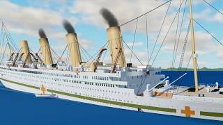 Surviving The Sinking Britannic In Roblox [upl. by Lemar]