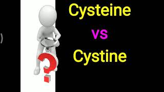 Cysteine vs Cystine [upl. by Innattirb347]