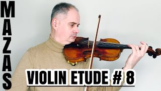 J F Mazas Violin Etude no 8  Études Speciales op 36 Book 1 by Violinexplorer [upl. by Farrar]