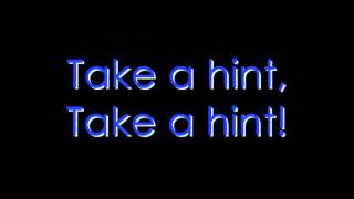 Take A Hint Lyric Video [upl. by Yawnoc]