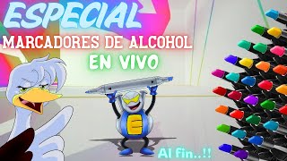 ESPECIAL EN VIVO COLOREAR CON MARCADORES DE ALCOHOL [upl. by Eidna]