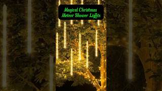 Magical Christmas LED Meteor Shower Lights Outdoor– Waterproof amp Falling Rain Effect [upl. by Anide105]