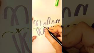 Creative and amazing lettering ideas✨🌻shorts ytshorts [upl. by Aihgn256]