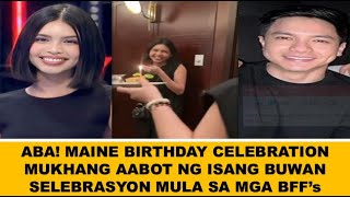 ABA MAINE MENDOZA KANYANG MGA SHOWBOZ BFF MAY MAAGANG PASURPRISED BIRTHDAY CELEBRATION [upl. by Okimuy]