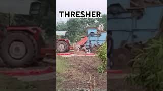 Thresher Work thresher farmer farmerking una gamdu trendingshorts farm mandvi hardwork [upl. by Sup49]