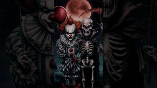 Penny Wise With Skeleton skeleton pennywise shorts viralshorts trending ytshorts icanseeyou [upl. by Yearwood]