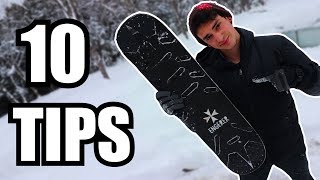 HOW TO SNOWSKATE FOR BEGINNERS [upl. by Ashli]