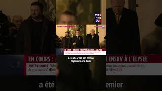 Rencontre historique entre Donald Trump Volodymyr Zelensky et Emmanuel Macron｜LCI [upl. by Ggerc]